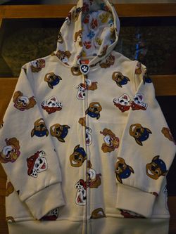 Paw Patrol Hoodie Size 7