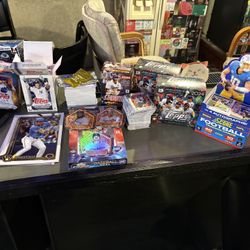 Baseball And Football Card Lot  - Make An Offer