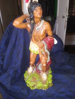 Native american statue