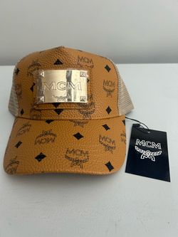 MCM Trucker Cap with Metal Logo Plate