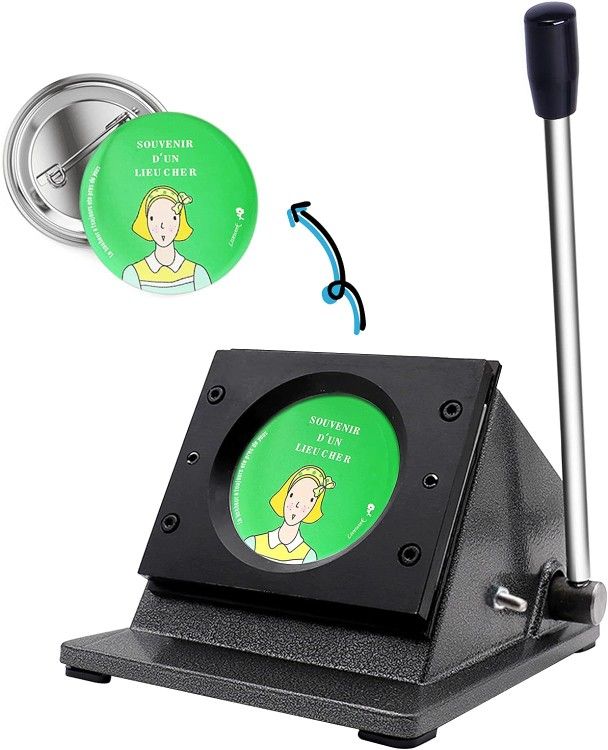 New Graphic Punch Die Cutter Badge Butt Maker