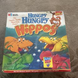 Vintage Hungry Hungry Hippos Game 