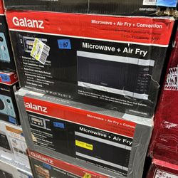 0.9 Cu ft Air Fry Countertop Microwave, 900 Watts, Stainless Steel, microondas con freidora de aire