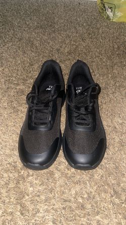 All Black Low-Top Sneakers Size 11W