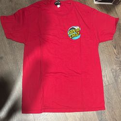 Santa Cruz Skating RED Waves T SHIRT 10$ LARGE