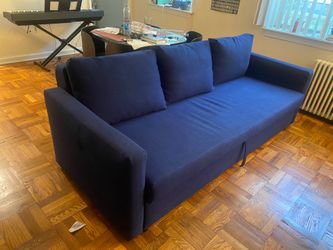 Foldable couch (80”L x 35”W x 30”H)