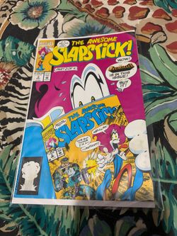 The awesome slapstick! Comic book