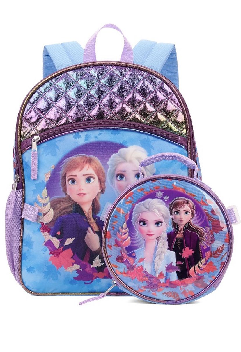 NEW FrozenII Backpack & Lunch Bag 14.94$ Retail