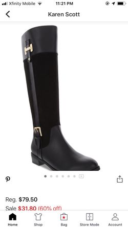 New long boots size 8