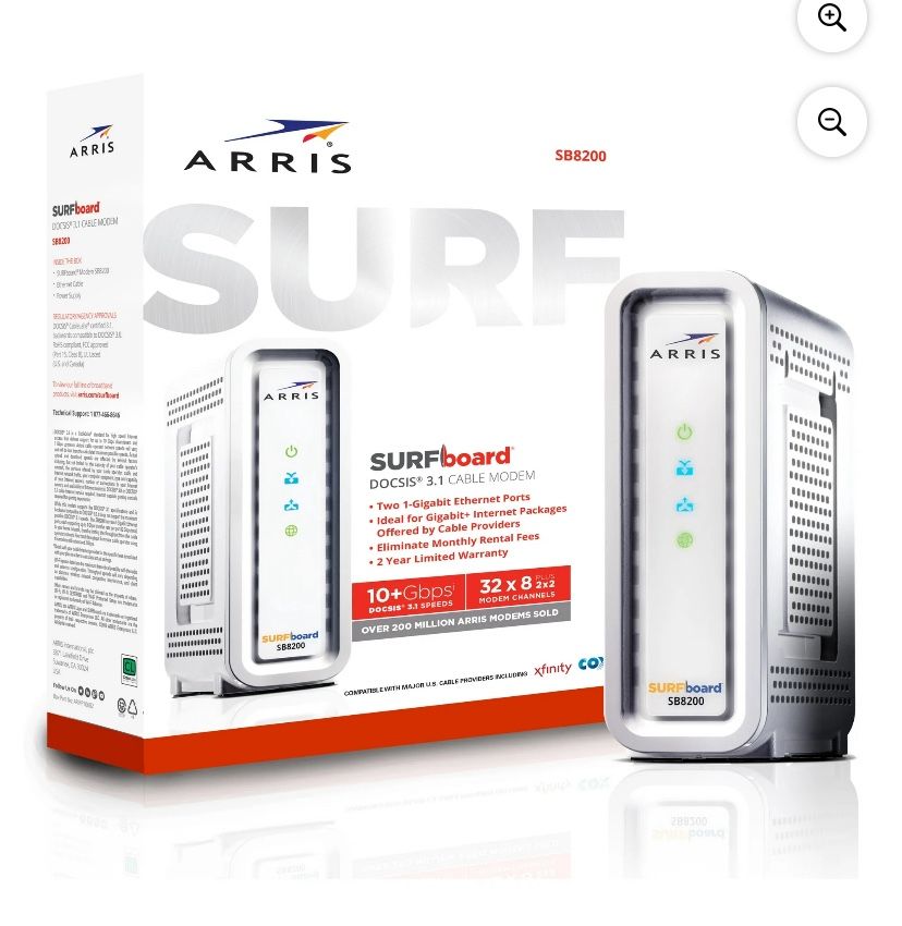 Surfboard DOCSIS 3.1 Cable Modem, White