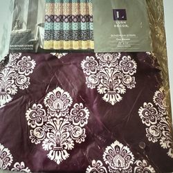 Lush Decor - Bohemian Stripe Shower Curtain, 72” X 72”, NEW