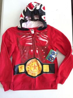 Nwt Costume character hoodie, wrestler size 8