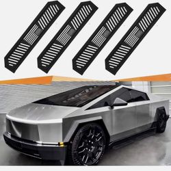 New 4pcs Running Boards Fit for Tesla Cybertruck 2024 2025 Nerf Bars Side Steps