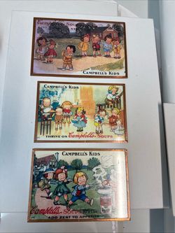 Campbell's Kids Vintage Ad Reproduction Prints Set of 3