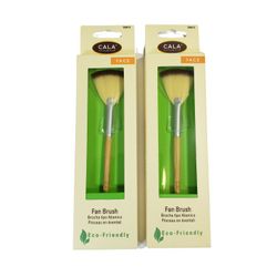Cala Makeup Fan Brush - Bamboo Handle