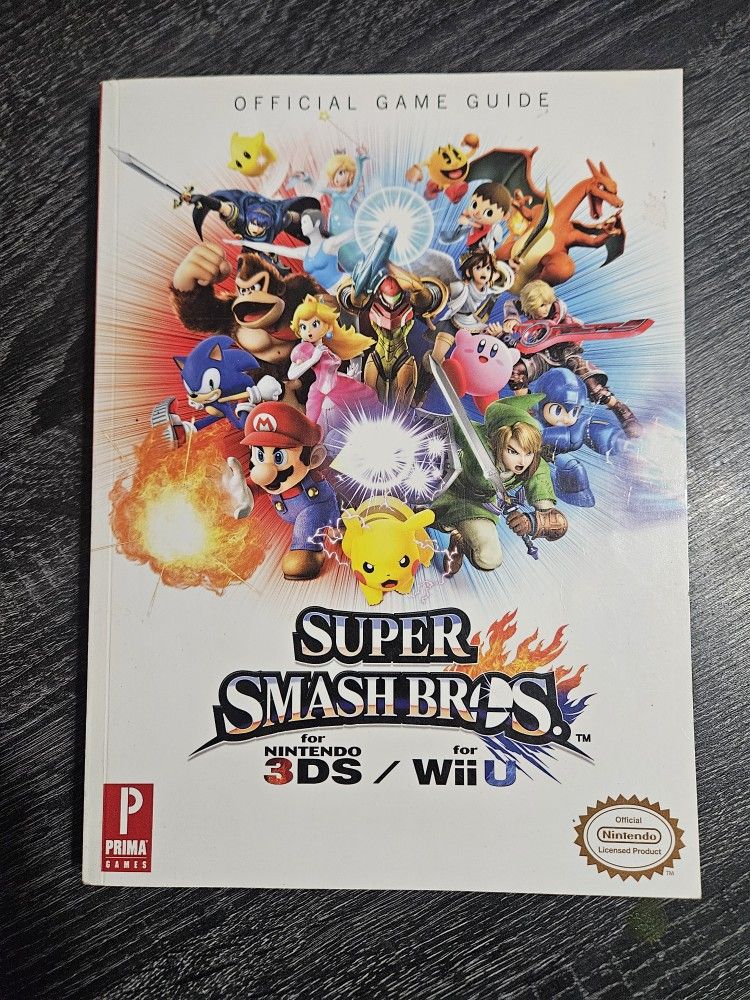 Official Game Guide Nintendo Super Smash Bros Video Game