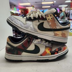 Nike Dunk Low Se Sall Multi Camo Size:9