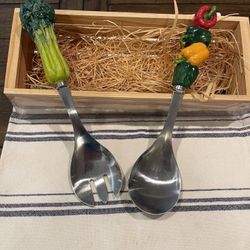 Salad Utensils - Stainless Steel
