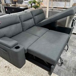 SOFA BED SECTIONAL, SLEEPER SOFA COUCH, PULL OUT BED SOFA - [NEW]