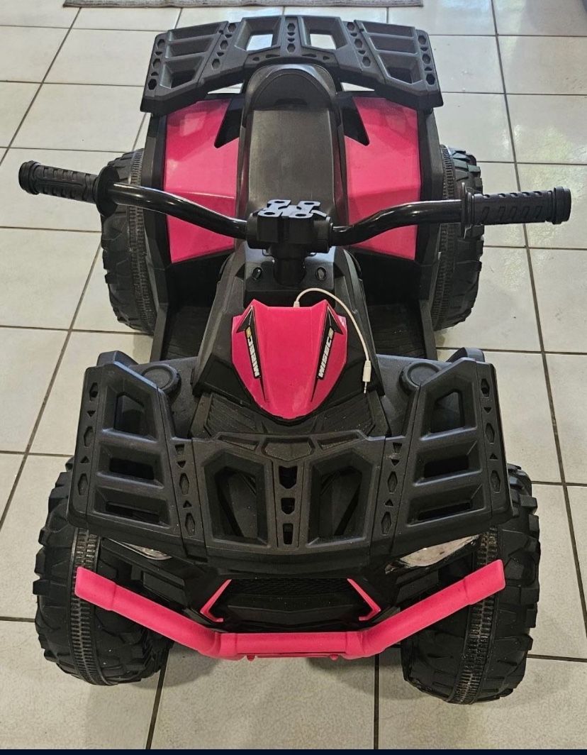 Kids ATV 4-Wheeler, 24 Volt 4WD Ride On Toys for Big Kids w/ 2 Seater, 4x200W Motor, 5.6Mph Max Speedy