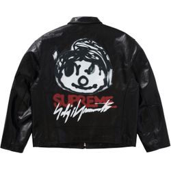 Supreme Supreme®/Yohji Yamamoto® Leather Work Jacket - Medium Size - Black - Brand New