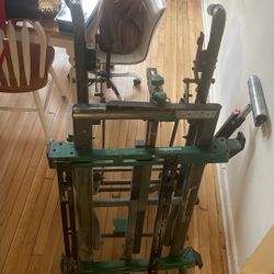 Miter Box Stand And Material Holder