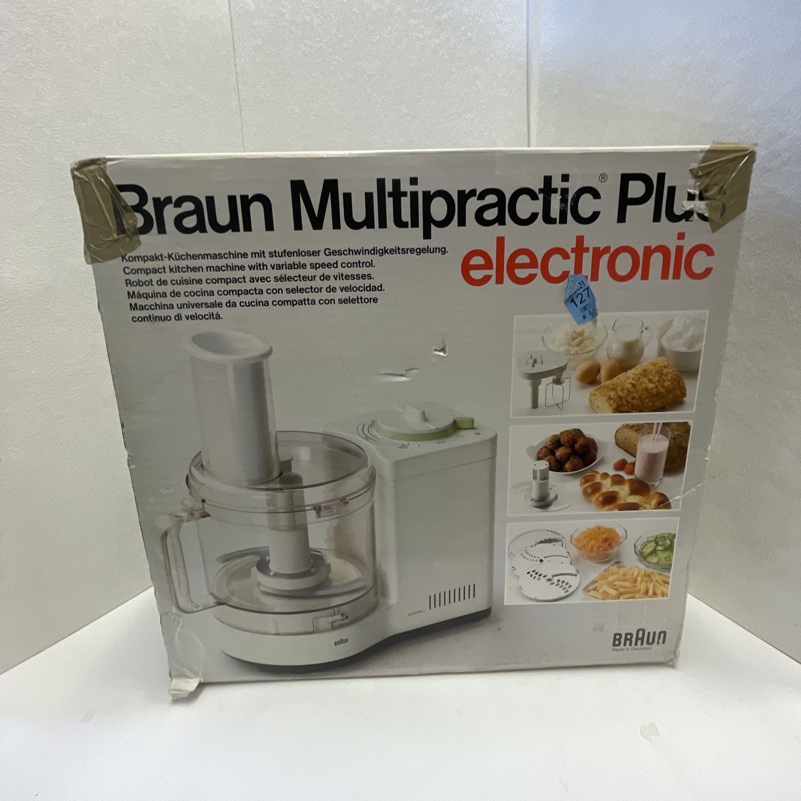 Braun UK20 Multipractic Plus Electronic Food Processor Type 4258 Made in Germany