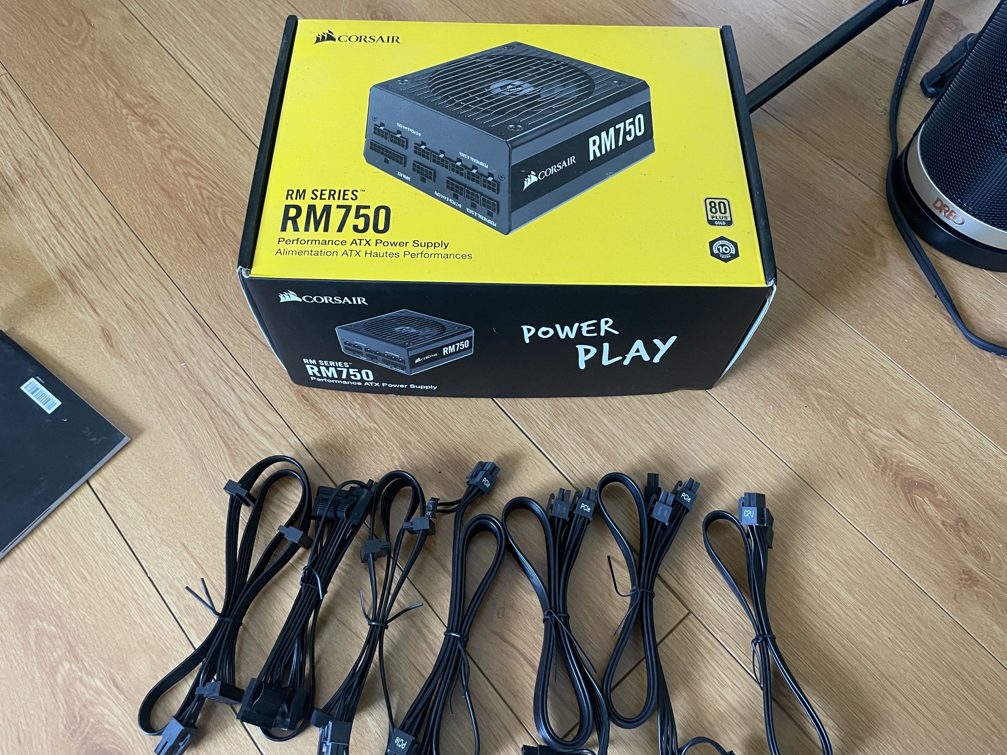 EVGA And Corsair Power Supply Cables