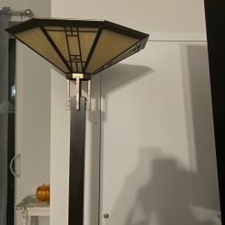 Floor Lamp With Stain Glass