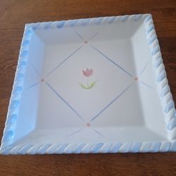 AVON:Elegant Blooms Platter