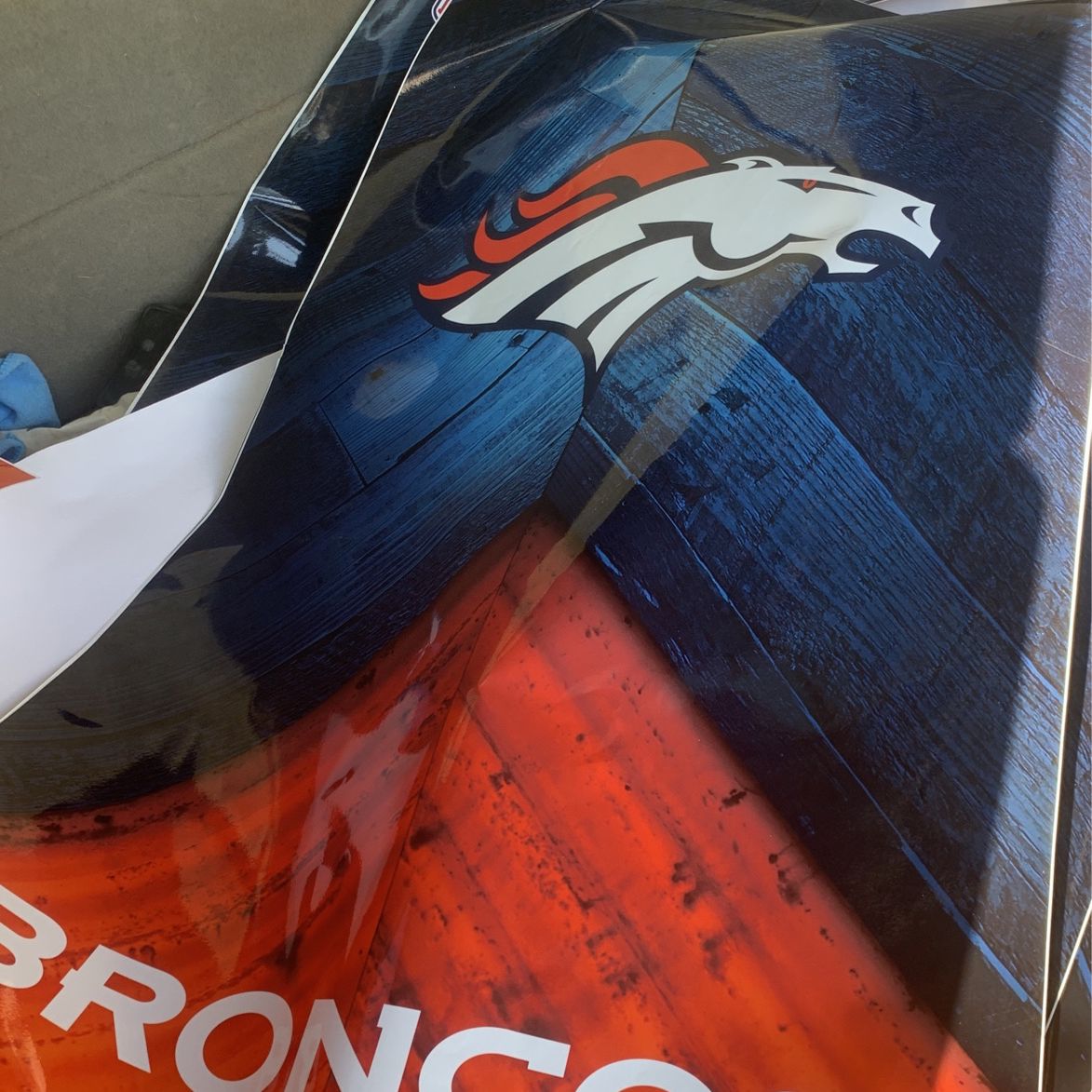 Broncos Stickers 6by 3