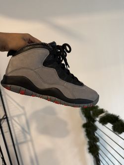 Jordan 10 Infrared/ Cool Grey Size 9.5