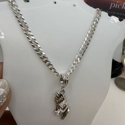 925 Sterling Silver 20” Chain High Quality Solid Pc Cadena De Plata 