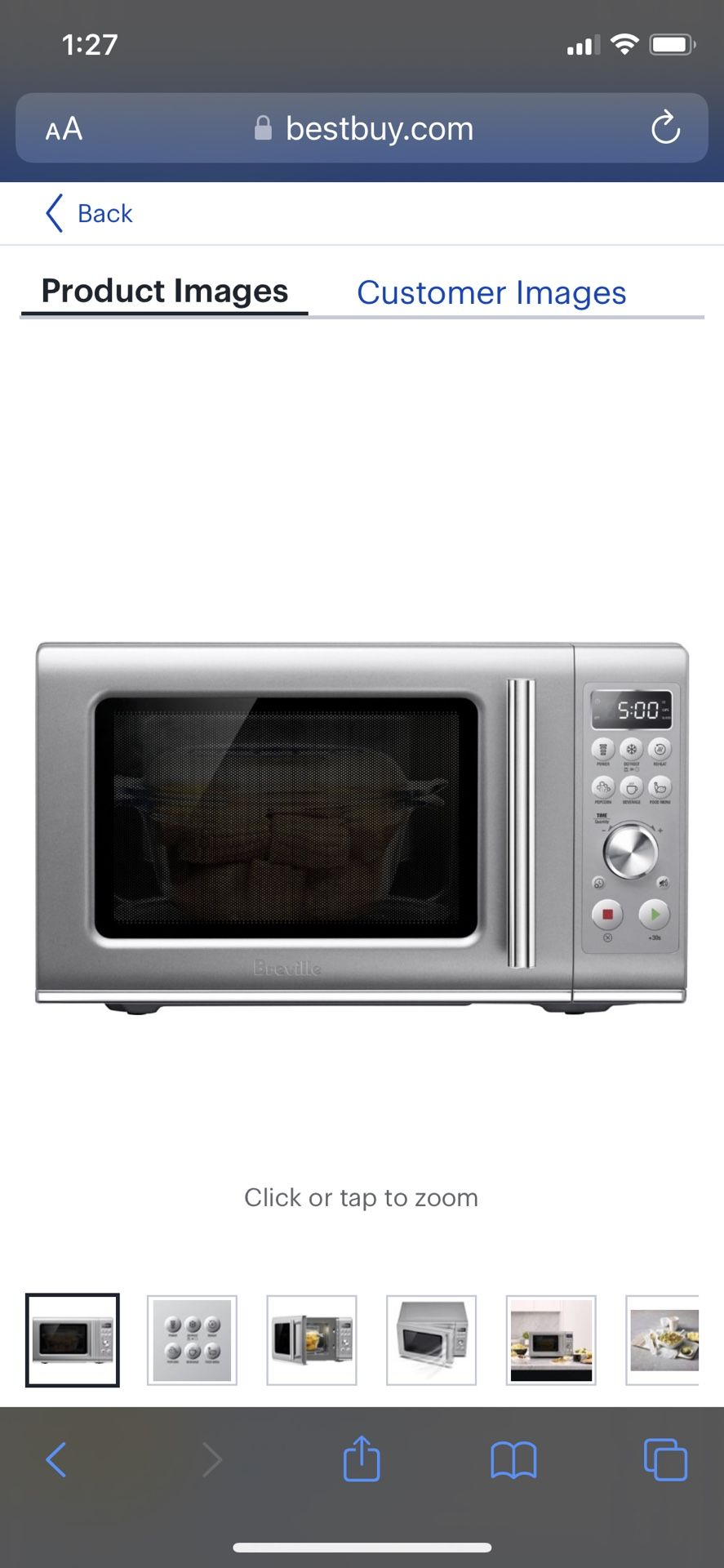 Breville The Compact Wave Soft Close Microwave