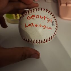 George Washington signed baseball