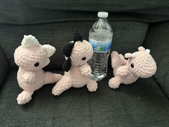 Dragon And Dino Crochet Plushies