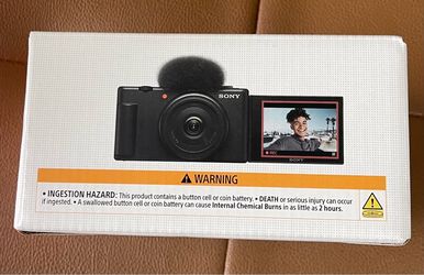 Sony ZV-1F Vlog Camera in Box
