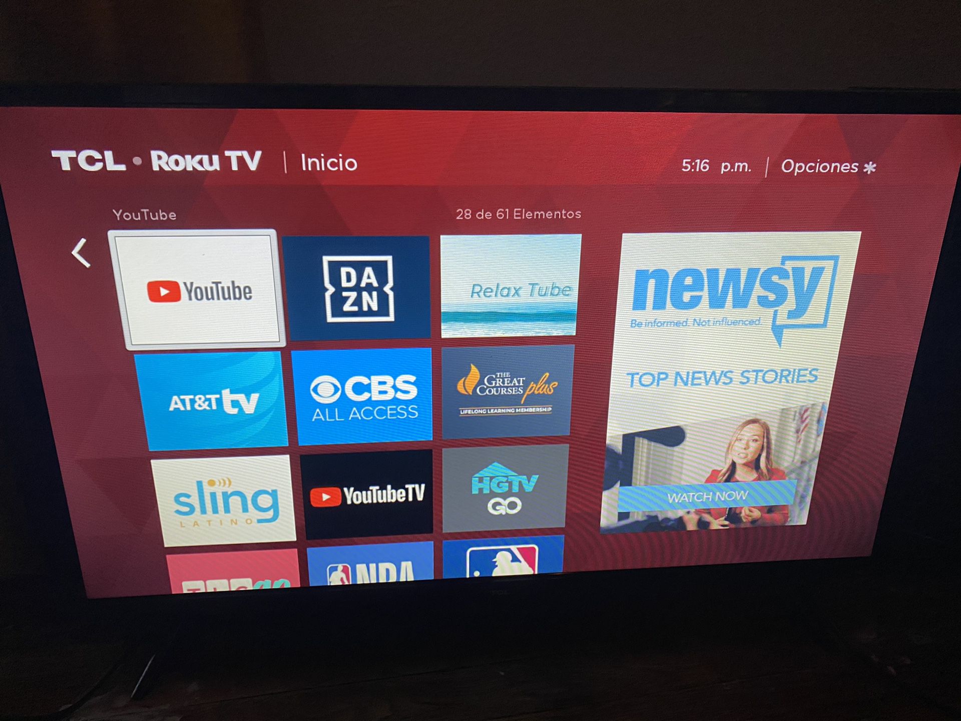 Smart Tv 32” pulgadas
