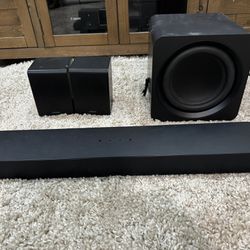Soundbar Samsung S60B + Subwoofer + Rear Speakers - Compact and Powerfull
