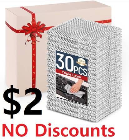 (NEW) Steel Wire Dishcloth 30PK