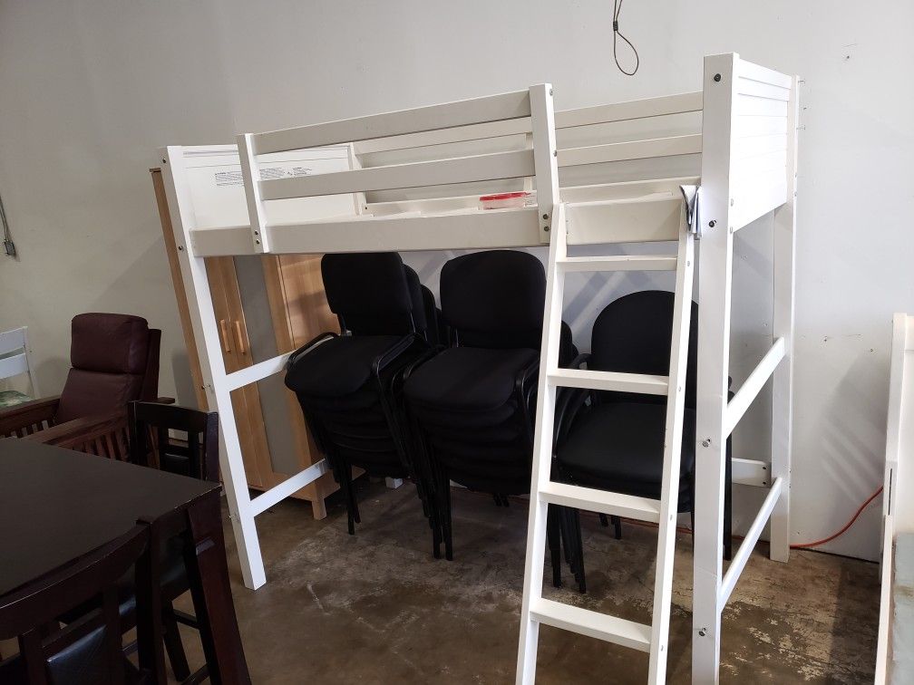 Twin loft bed frame