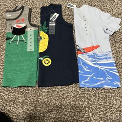 4T Boy Brand New Old Navy Shirts And Levi’s Shorts 
