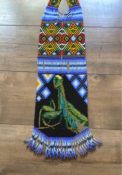 Ceremonial beaded necklace!