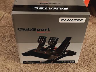 Fanatec ClubSport V3 Pedals with Brake Performance Kit & Pedal Delete Kit