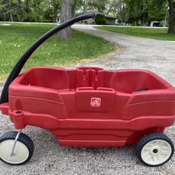 Red kids Step2 wagon for 2 used-normal cosmetic wear