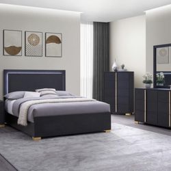 5 Pc Queen Bedroom Set Mattress Not Included 