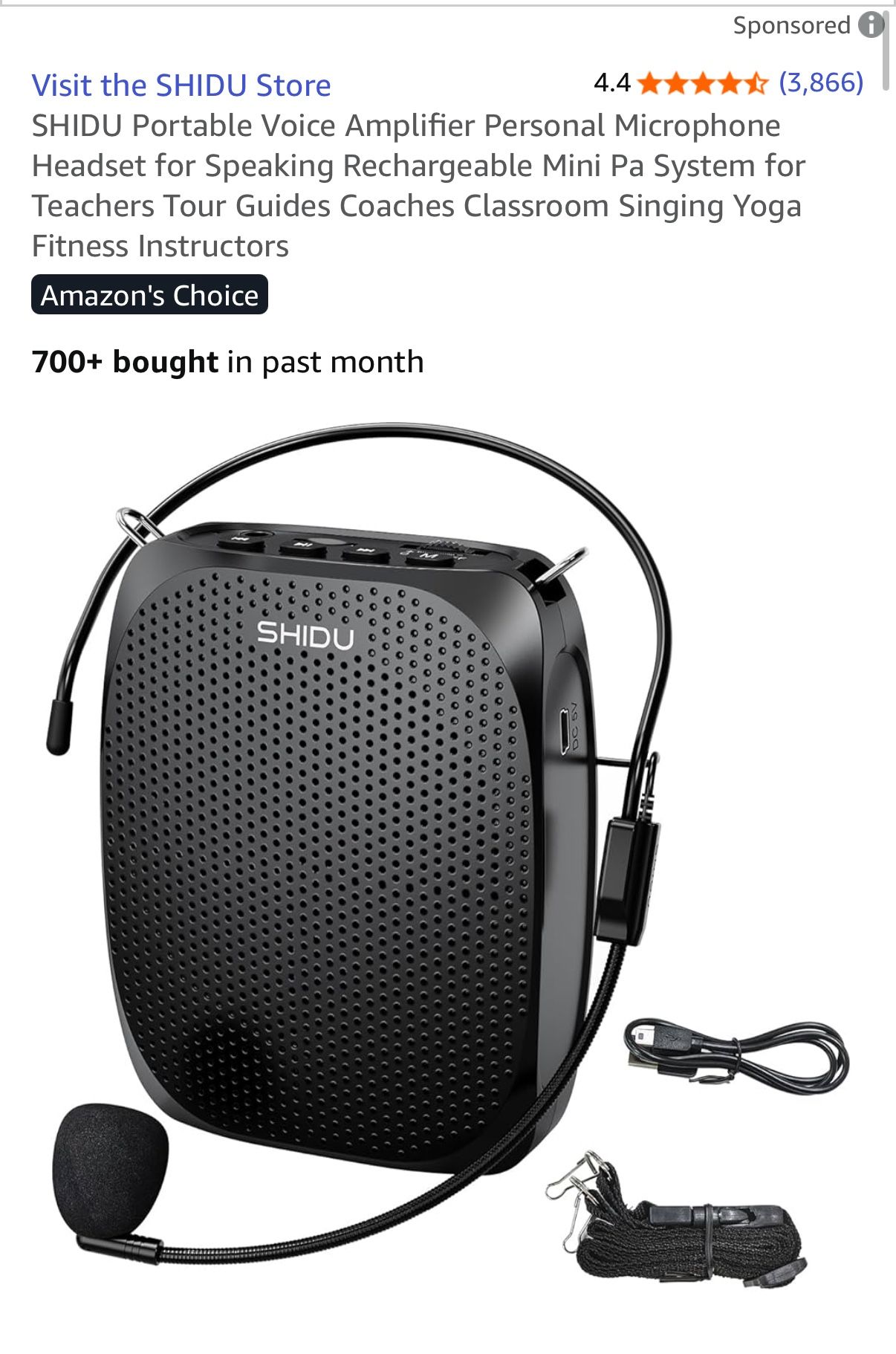 Portable Voice Amplifier