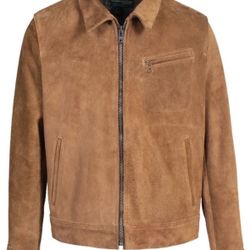 Schott NYC Men’s Rough Out Leather Jacket 