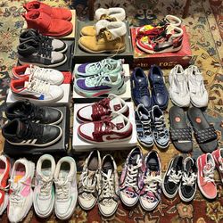 📦 Large Mixed Shoe Lot — Kids & Adults — Take All!
