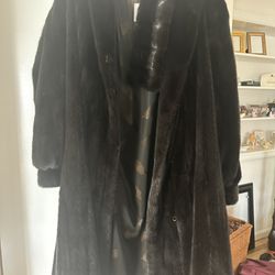 Fur Mink Coat 